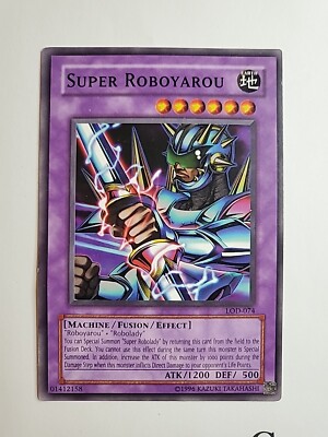 YUGIOH TCG SUPER ROBOYAROU LOD-074 UNLIMITED COMMON 