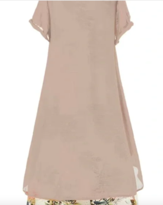 Light Pink Floral Print Boho Spring Party Short Sleeve Layered Flowy Maxi Dress | eBay Light Pink Floral Print Boho Spring Party Short Sleeve Layered Flowy Maxi Dress | eBay