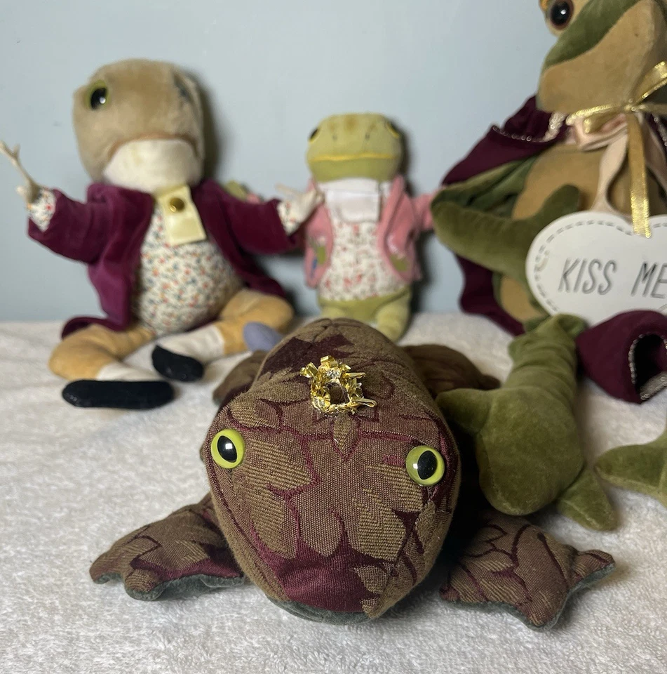 Винтажный Eden плюшевая лягушка лот мистер Джереми Фишер Беатрикс Поттер Марк Робертс поцелуй меня - Изображение 4 из 4