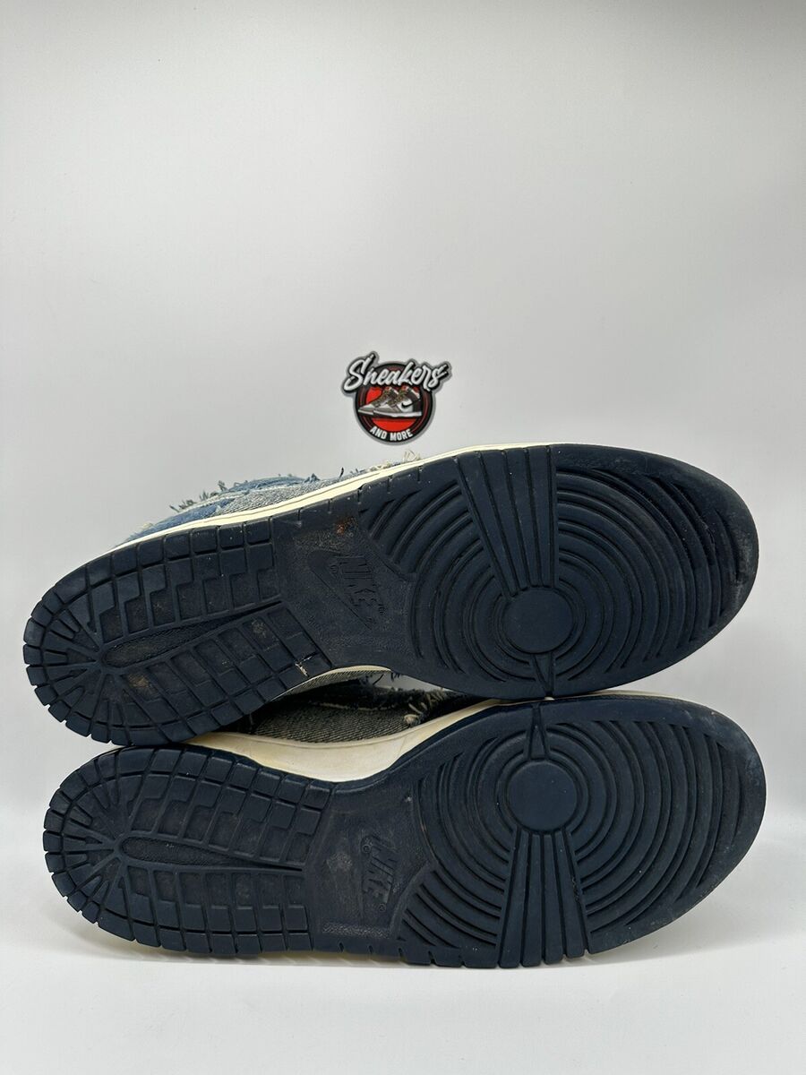 Nike Dunk Low CL Denim 2006 Blue Gray Distressed 304714-441 Nike Dunk Low CL Denim 2006 Blue Gray Distressed 304714-441