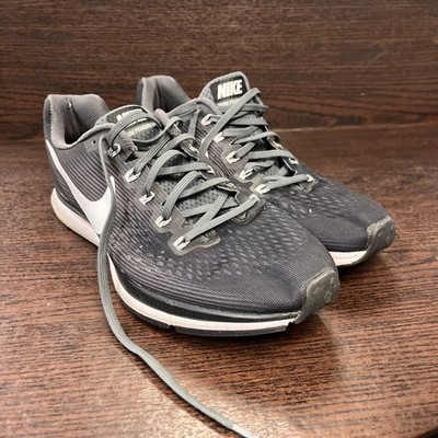 Nike Men's Air Zoom Pegasus 34 Sneakers Size 12 Gray Black Training 887009-001