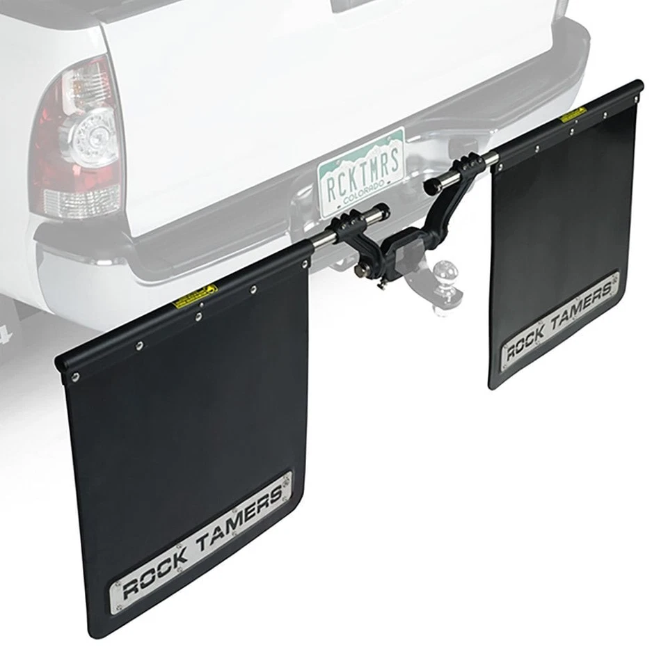 Rock Tamers 00110 Hub Mud Flap System for 2-1/2" Receiver Foto 2 de 4