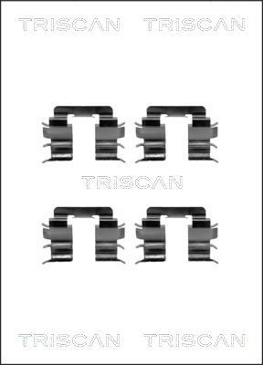 Triscan ZubehöRsatz, Scheibenbremsbelag 8105 141587 Passend FüR Nissan-image