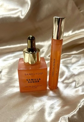 Sand + Fog Vanilla Sugar Perfume Oil 1 oz + 10 mL Rollerball NWOT