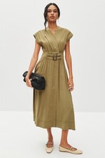 ba&sh Dove Dress Green Modal Size Small MSRP ...