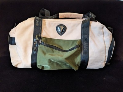 Pajar Light Pink Green Duffel Bag