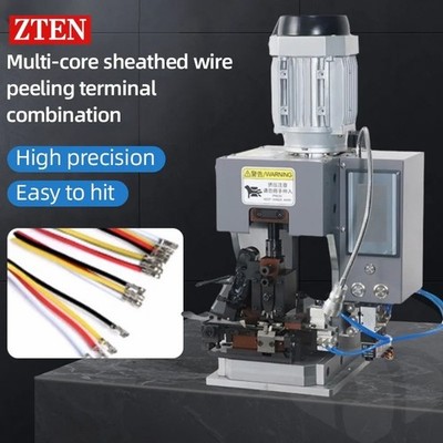 ZTEN Terminal Fully Automatic Ultra-Quiet Wire Stripping and Crimping All-in-One