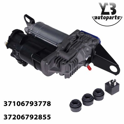 Air Suspension Compressor Air Pump W/ Gasket Plug For BMW E60 E61 2004-2010 NEW