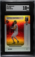 2024 Panini Donruss Elite Extra Edition Bo Nix #16 RC Rookie SGC 10 GEM MINT