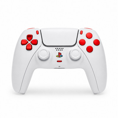 PS5 DualSense Custom Controller TMR Hall Effect Paddles Anti Drift Chroma Red