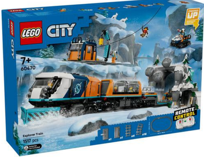 LEGO 60470 City Explorers' Arctic Polar Express Train Ages for 7+