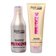Stapiz Sleek Line Blush Blond Shampoo 300ml and  Mask 250ml