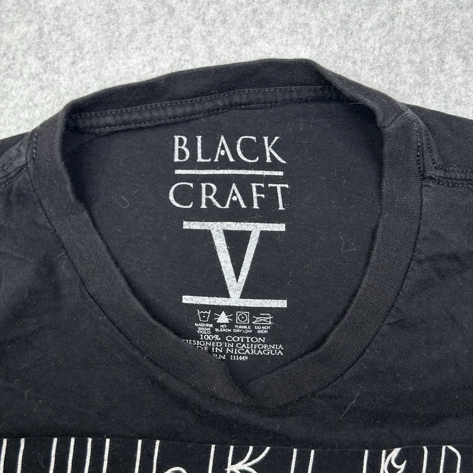 Camiseta negra artesanal culto gótico talla 2XL Angelic Grunge Demons Foto 4 de 4