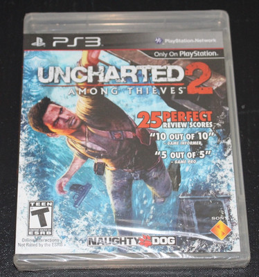 New PS3 Uncharted 2 Among Thieves Naughty Dog - Sealed BNIP
