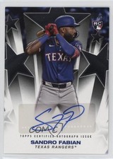 2025 Topps Series 2 Baseball Stars Auto Sandro Fabian #BSA2-SF Auto 08vx