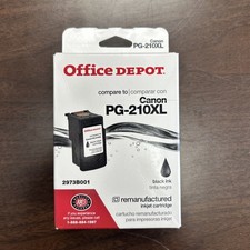Canon PG-210 XL Printer Ink Jet Tank Cartridge 2973B001 Office Depot NEW