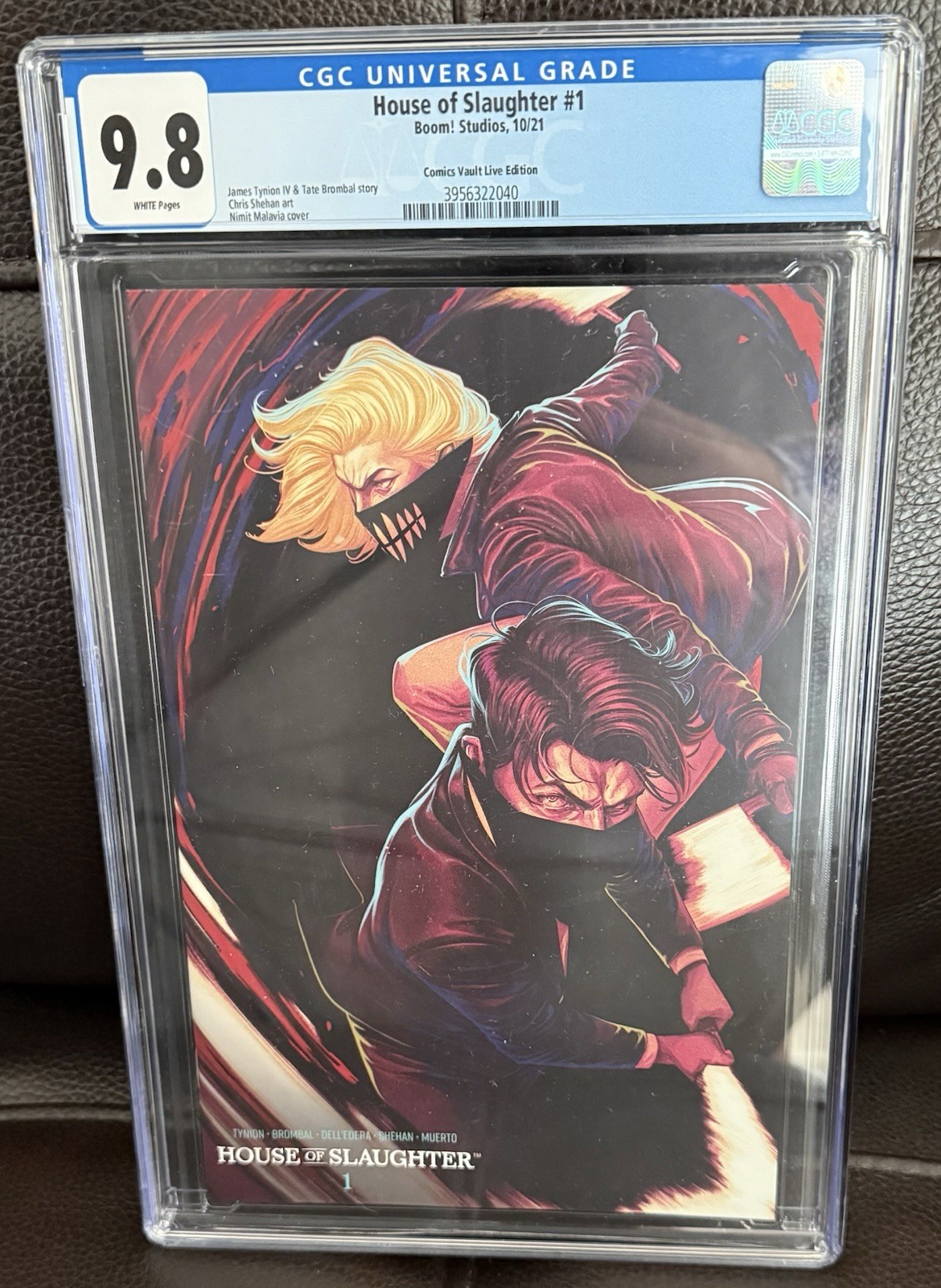 House Of Slaughter #1 Boom! Studios, 10/21 Comics Vault Live Edition CGC 9.8