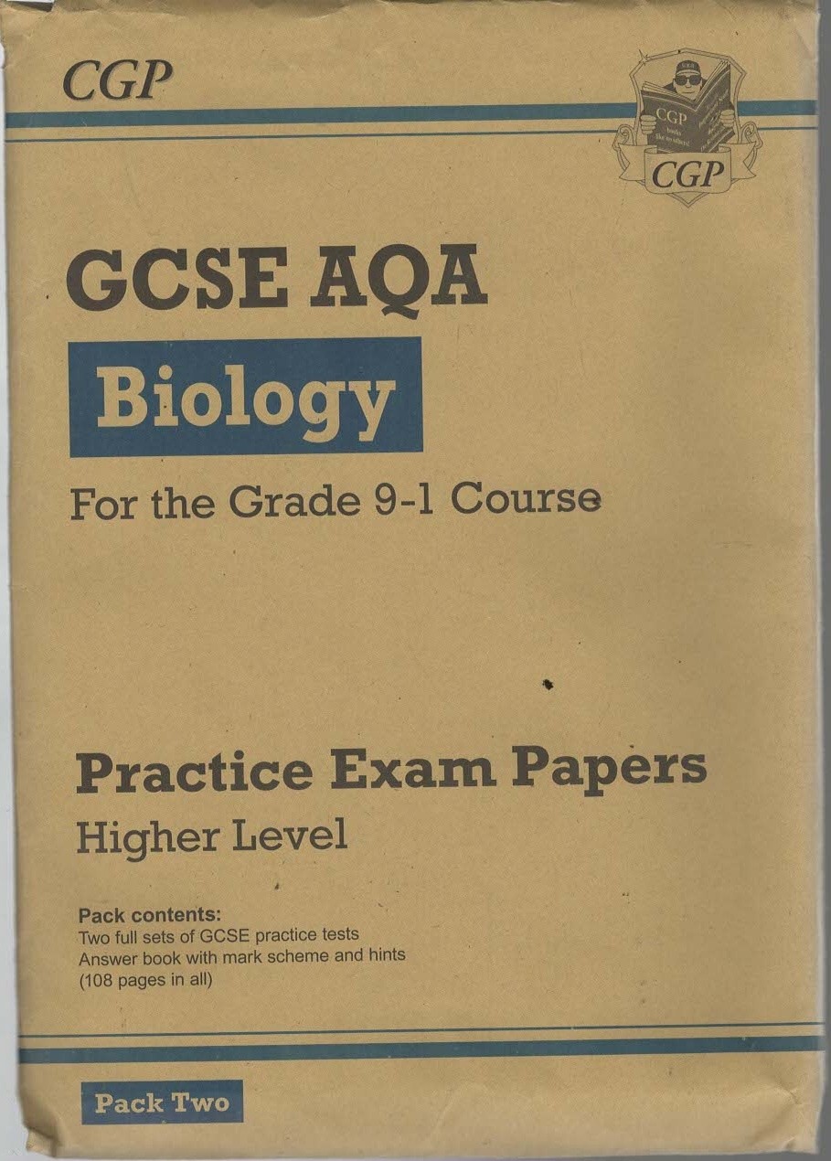 Grade 9-1 GCSE Biology AQA Practice Papers: Hig... - CGP - Good - Paperback