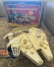 Vintage 1979 Star Wars Millennium Falcon with Box - Near Complete