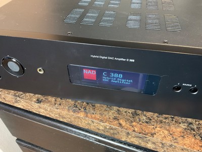 NAD C388 Hybrid Digital DAC Integrated Amplifier W/ Remote, orig box, etc