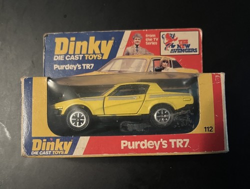 Dinky Die Cast Toy Car - Purdey’s TR7 From TV Series The New Avengers #112
