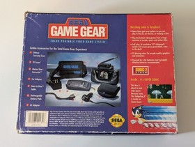Sega Game Gear Sonic 2 Set, Complete in Box w/Replaced Capacitors Tested