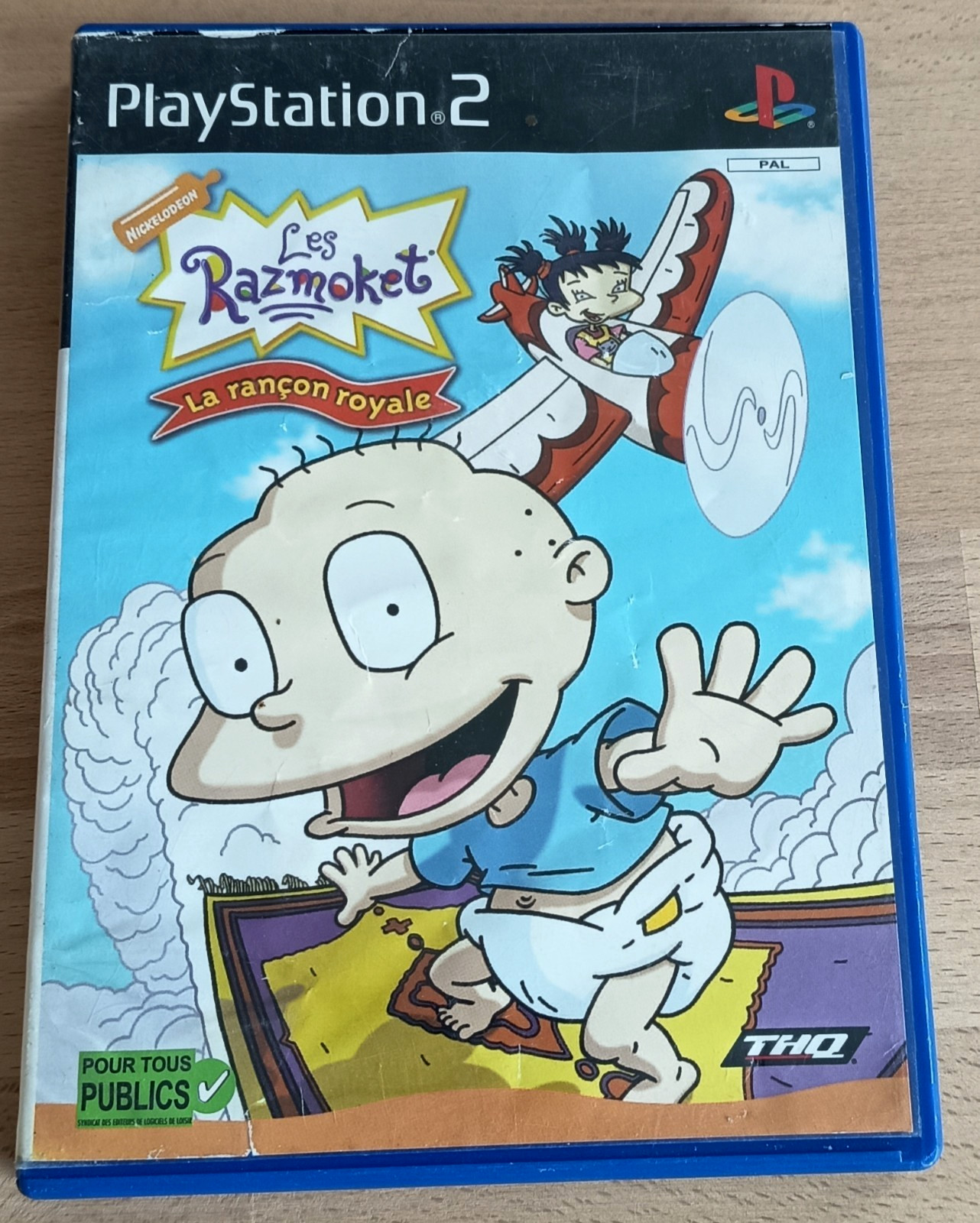 Playstation PS2 Les Razmoket La Rançon Royale [PAL FR] Fat Slim *JRF