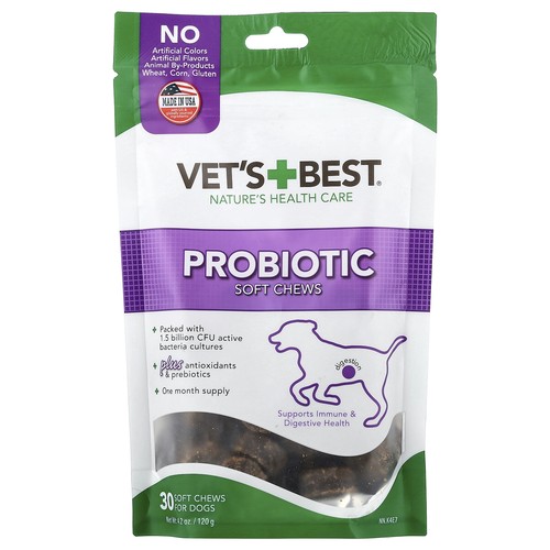 Probiotic Soft Chews, For Dogs, 30 Soft Chews, 4.2 oz (120 g)