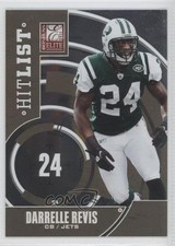 2011 Donruss Elite Hit List Gold 965/999 Darrelle Revis #7 HOF 0b3