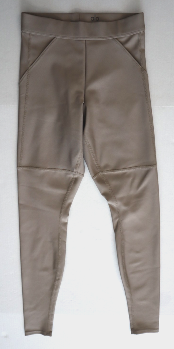 Alo Yoga W51022R Women's Sz XS Beige High-Waist 4-Pocket Utility