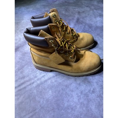 Timberland 6 Inch Premium Waterproof Boots Wheat Nubuck Leather Mens 10061