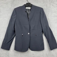 Tahari Arthur S. Levine Blazer Jacket Womens Size 6 Black Career Business