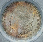 1883-O__MS 63 (Rattler)__Morgan Silver Dollar__OBV TONED__PCGS, Unc