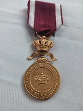 Belgian/ Order Ofthe Crown Gold Medal