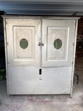 Rare Metal Tin 1924 Williamson Heater Company Snow White Clothes Dryer Cabinet