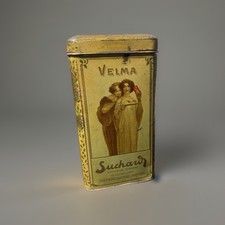 Original Antik Cacao Blechdose Suchard Milka Velma  Seltene Variante Kakao 1900