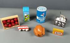 Vintage Dollhouse Miniature Kitchen Food Accessories Lot 7 Pc