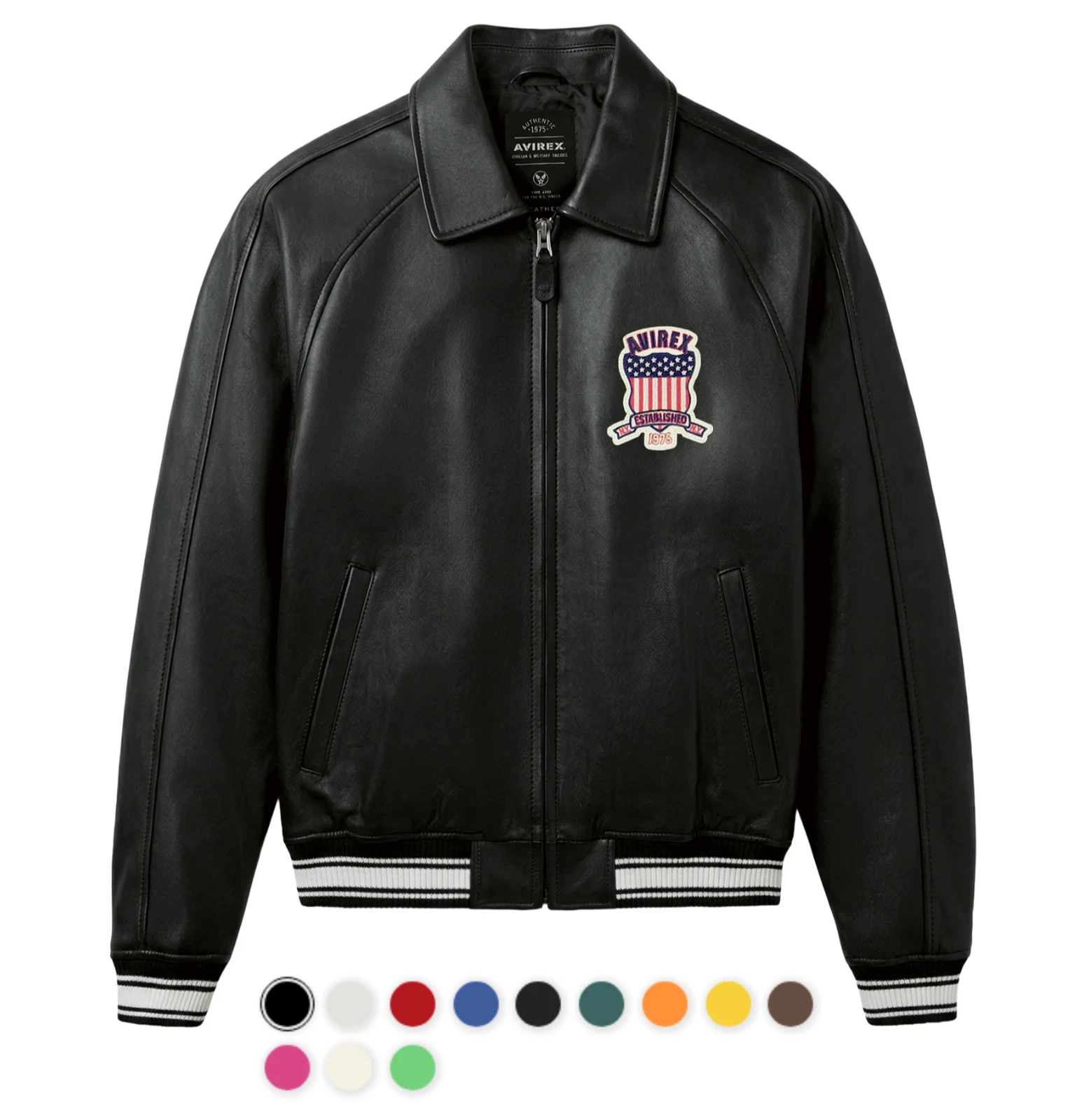 Men’s Flight Bomber Leather Jacket | Real Cowhide | American Icon Style