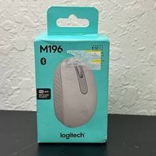 Logitech M196 Wireless Bluetooth Mouse White New SEALED