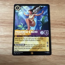Pocahontas  Meeko - Adventurous Friends 27/204 Attack of the Vine Lorcana NM