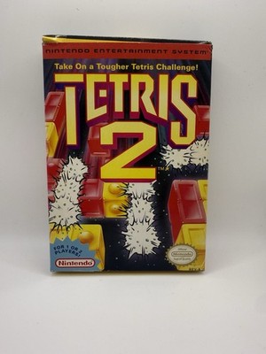 Nintendo NES Tetris 2 Complete CIB Excellent Condition