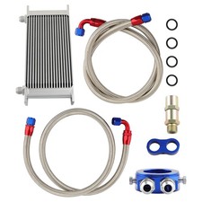 Universal Zusatz Ölkühler Set 13 Reihen AN10 Anschluss Kit for Audi VW BMW