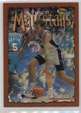 1996-97 Topps Finest Common Bronze Refractor Will Perdue #191 0g13