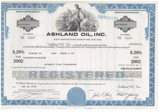Historisches Wertpapier Aktie Ashland Oil, INC. 25000$ 1977 096