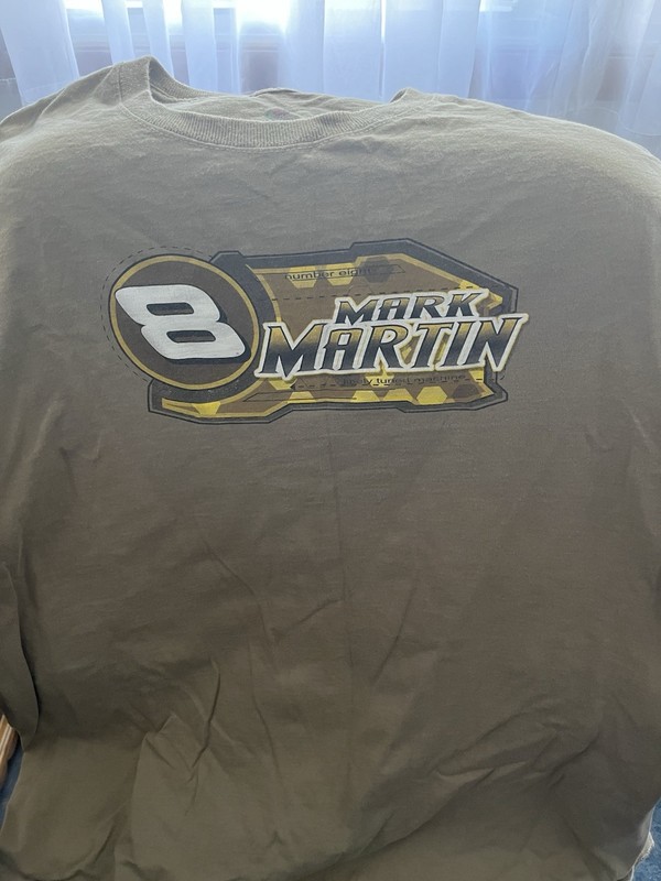 Mark Martin #8 NASCAR Racing T-Shirt  2XL Nice Condition.