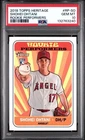 2018 Topps Heritage Baseball Shohei Ohtani Rookie Performers Card #RP-SO PSA 10