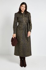 Wallis Khaki Shirt Dress Womens Daywear Dresses