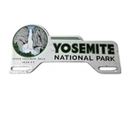 Vintage Yosemite California License Plate Topper - Sign Ad on Automobile Topper