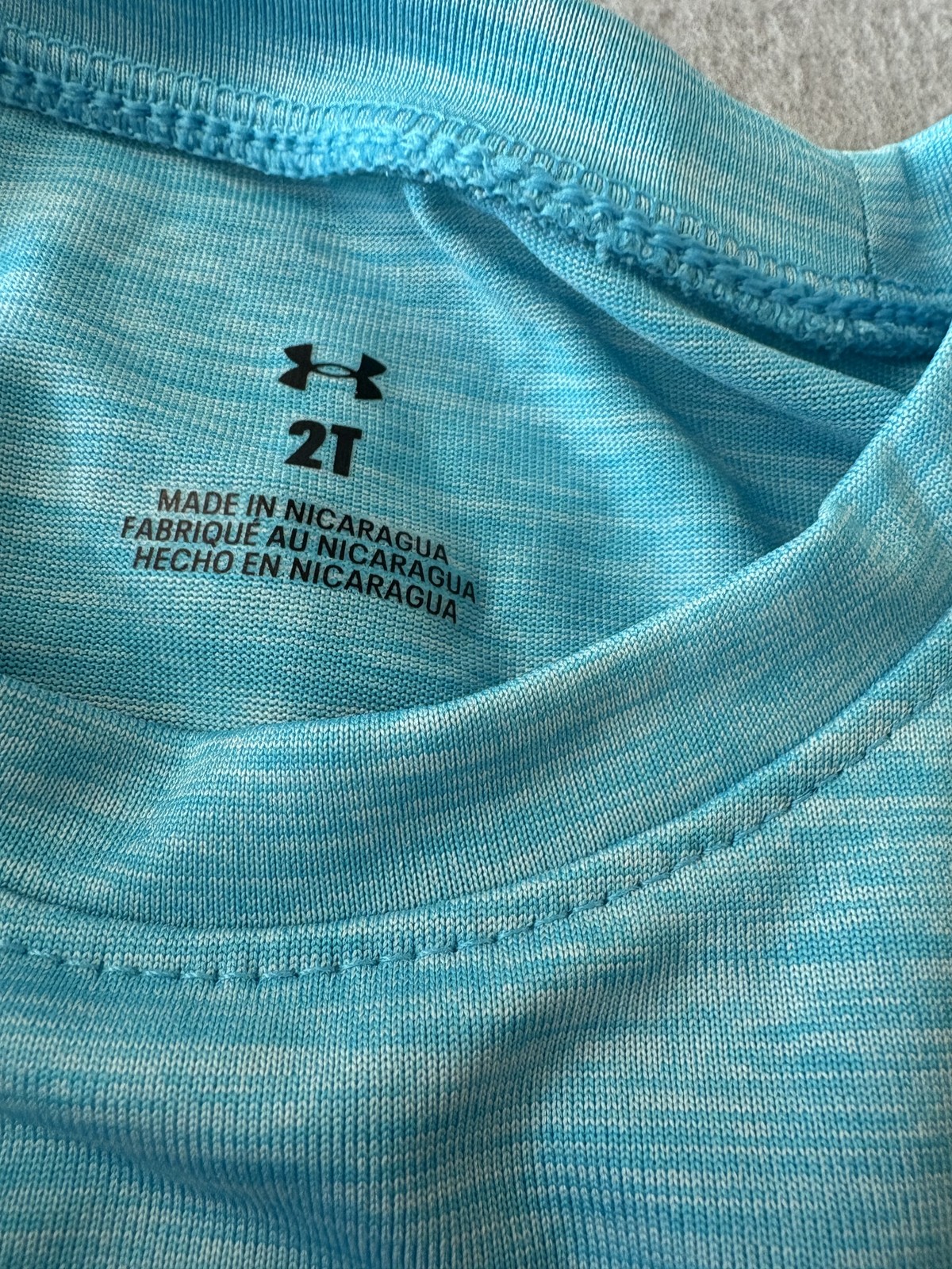 Under Armour Baby Toddler Boy 2T T-Shirt & Shorts Outfit Set Blue Purple NEW thumbnail 9