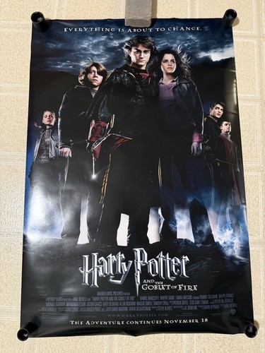 Harry Potter & The Goblet Of Fire 2005 ORIG 27X40 MOVIE POSTER DANIEL RADCLIFFE